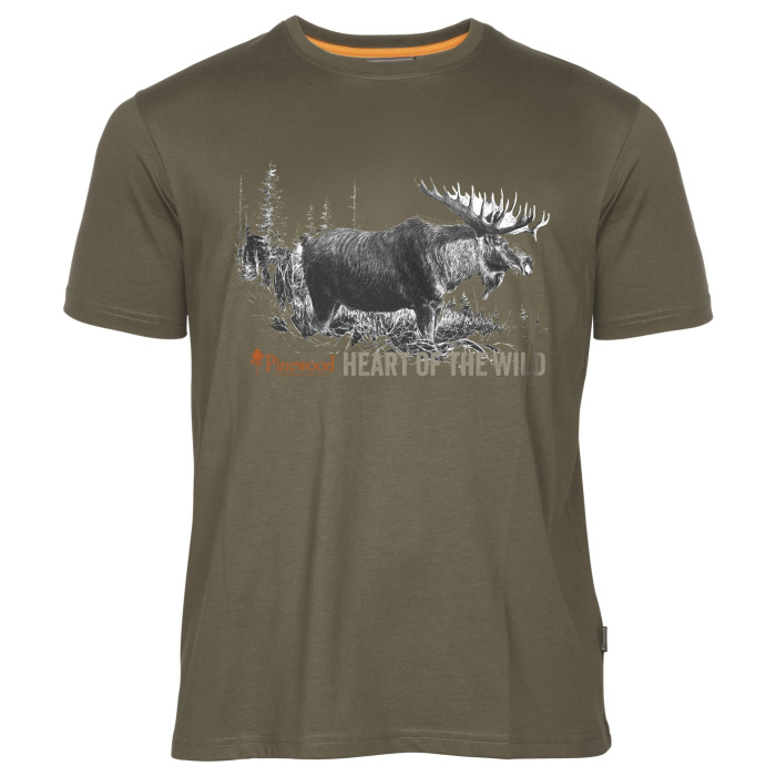 T-SHIRT PINEWOOD MOOSE (H.BROWN) - 5466